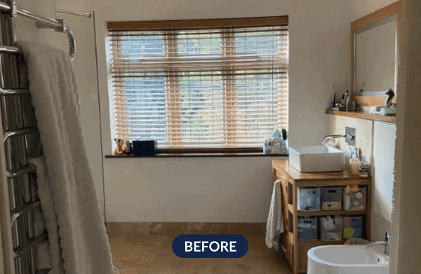 master ensuite before and after