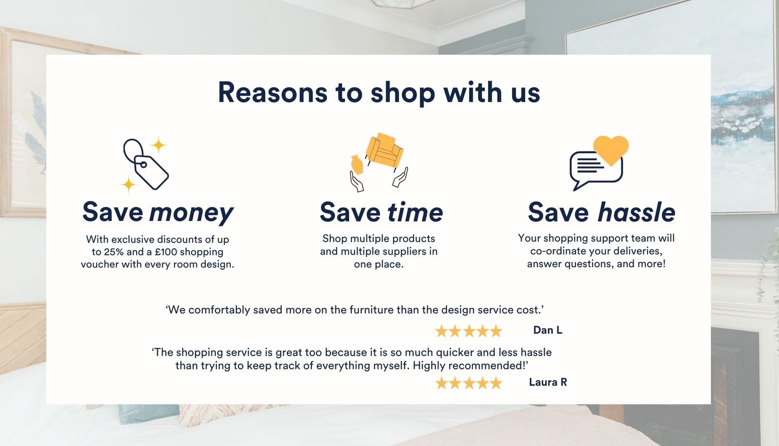 P.S.: Reasons to Shop with us