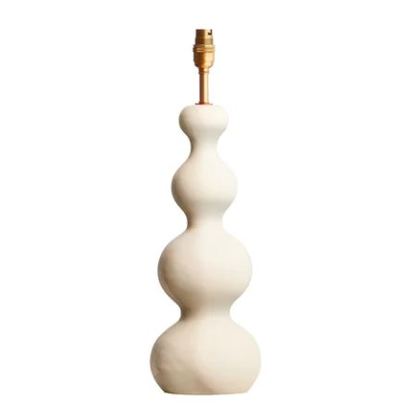 Wobster table lamp in white lacquered wood