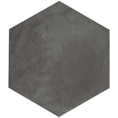 Casablanca Black Base Hexagon Decorative Porcelain Tile