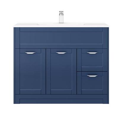 Keswick Blue 1015mm Traditional Floorstanding Vanity Unit
