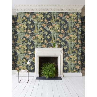 The Tango Wallpaper Collection, Bamboo Garden in Navy