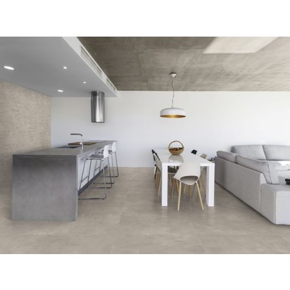 Cemento Light Grey Matt Concrete Effect Porcelain