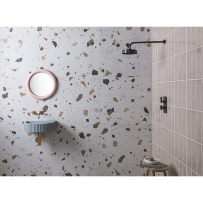 Cosmic Ivory Terrazzo Effect Porcelain