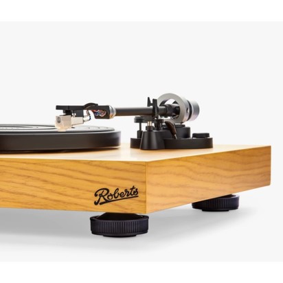 Roberts Stylus USB Conversion Turntable, Oak Wood