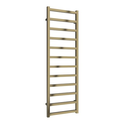 Reina Fano Bronze Satin Aluminium Heated Ladder Towel Radiator