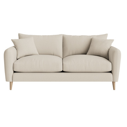 Squishmeister Sofa (Medium) in Whipped Cream Clever Wobbly Cotton