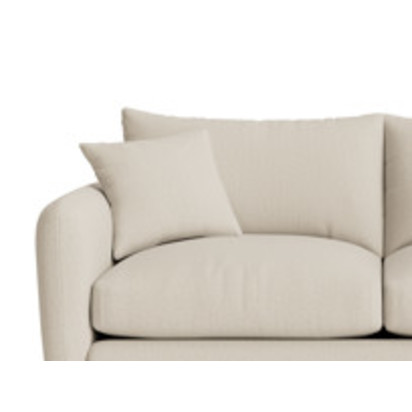 Squishmeister Sofa (Medium) in Whipped Cream Clever Wobbly Cotton