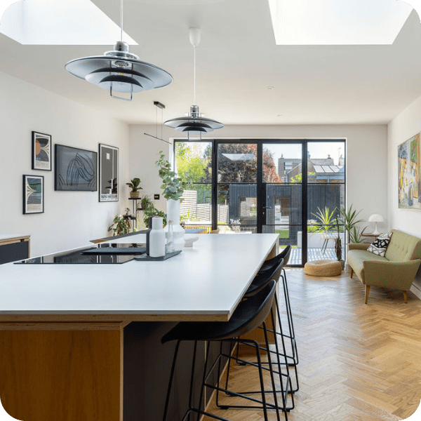 The best colour ideas for an open-plan living space