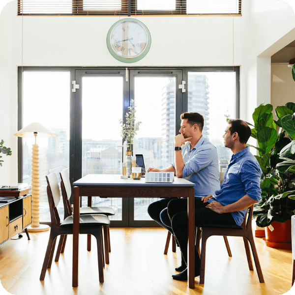 Room reveal: a modern mid-century open-plan space