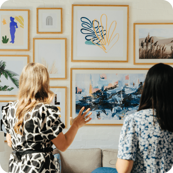 Abstract House: How to create a gallery wall
