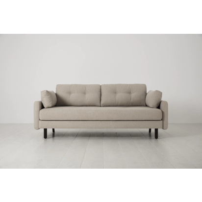 MODEL 04 3 Seat Sofa Bed | Pumice Linen