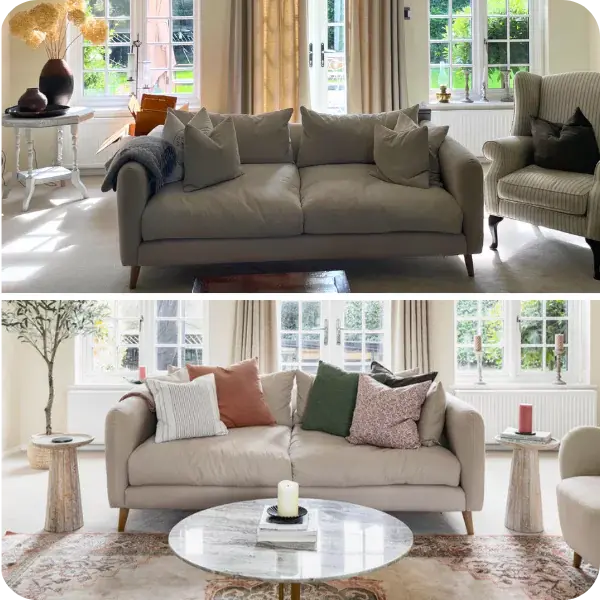 How to transform your space using existing furniture