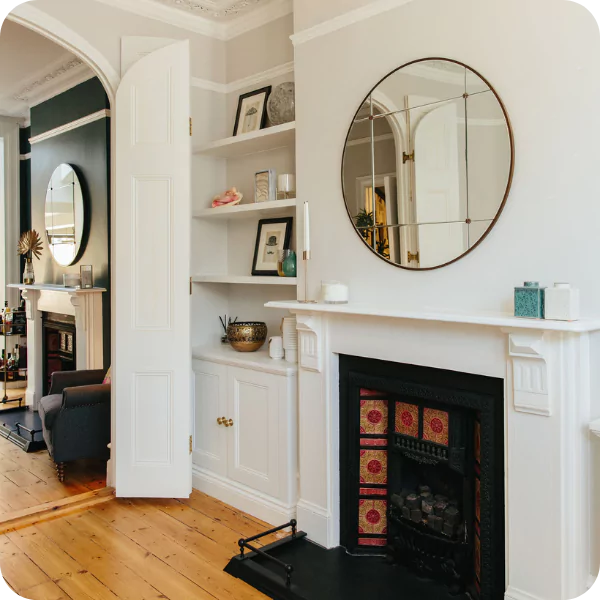 7 ways to style fireplace alcoves